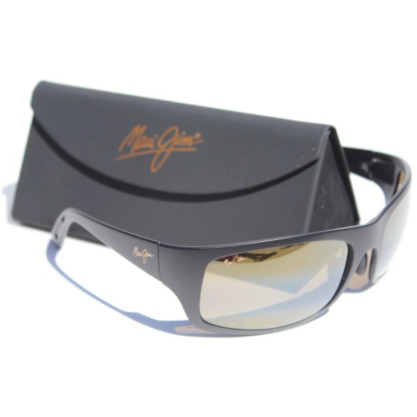 MAUI JIM Haleakala POLARIZED Sunglasses H419-2M Black/Bronze Japan NEW