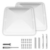 Jack Boss 2 Pack Set RV Vent Covers for Roof,