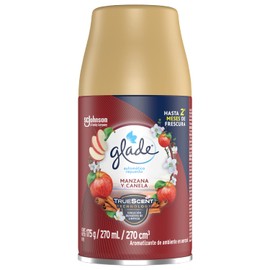 glade Automático Aromatizante de Ambiente Continuo, Repuesto, Aroma Manzana Canela, 175 g