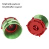 1 Pair NAB Hub Adapters Professional Polished Aluminum Reel to