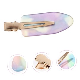 Ipetboom 3pcs Gradient Hair Clips Set Seamless Hair Accessories for Girls No Crease Bang Clamps Colorful Headdress for Women for Toddlers and Teens