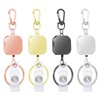 4 Pack Retractable Badge Reels with Metal Casing – Heavy