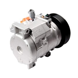 cciyu AC Compressor Pump 2002-2006 for Toyota Camry 2.4L,2001-2007 for Toyota Highlander 2.4L Auto Repair Compressors Assembly A/C Compressor with Clutch for Car Air Conditioning Compressor 10345070