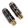 Sinuslive CSF 2x Audio Car Hi-Fi RCA Sockets Metal for