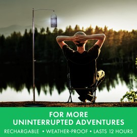 STEM Flying Insect Zapper, Indoor and Outdoor Electric Fly & Mosquito Trap, Includes Micro-USB Charging Cable and Brush for Cleaning