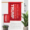 Trump Flag Don't Blame Me Red Garden Flag Set Wall