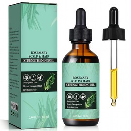 Aceite De RomeroAceite de Romero para El Cabello-100, Aceite Esencial de Romero para Cabello Estimula el Crecimiento del Cabello, Ideal para Cejas,...