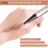 Ruicen Microblading Eyebrow Pen-Upgraded Eye Brow Pencils for Women Brown