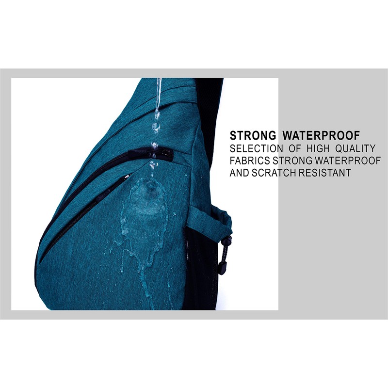 TurnWay Water-Proof Sling bag/Crossbody Backpack/Shoulder Bag with USB Charging Port