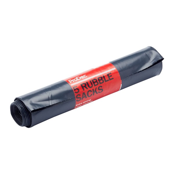ProDec Roll of 5 Heavy Duty Rubble Sacks for Trade
