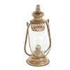 Deco 79 Metal Room Accent Lamp Distressed Antique Style Lantern