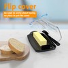 Butter Dishes with Lid for Countertop Refrigerator, Plastic Butter Dish
