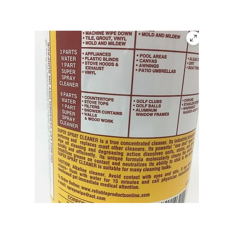 BUY LOW SELL LOW Reliable 1 Super Spray All Purpose