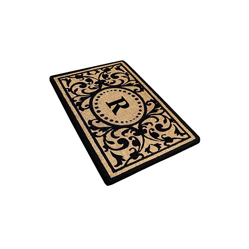 Heavy Duty 18" x 30" Coco Mat Heritage, Monogrammed R