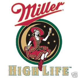 Miller High Life Vinyl Sticker Decal 14" (moon)
