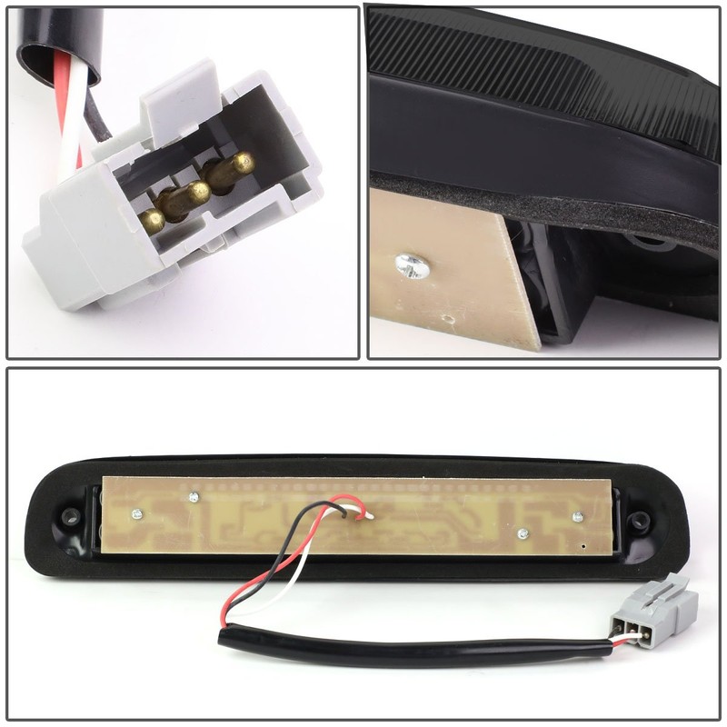 DNA MOTORING 3BL-FSPRAN99-3D-LED-BK-SM Black Housing 3D LED High Mount 3rd