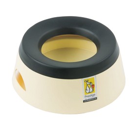 Road Refresher Non-Spill Travel Water Bowl, Small, Cream