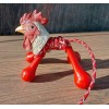 ROOSTER CROWS MICRO Chicken Roping Dummy w/ 2-Chicken Ropes Roping