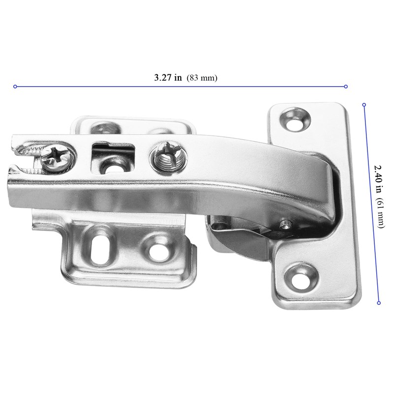YUENPUN 10 Pack 90 Degree Kitchen Cupboard Hinges, Blind Corner