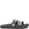 Chaco womens Chillos Slide Sandal, Dark Tie Dye, 9 US