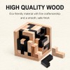 5PCS Wooden Puzzles for Adults & Kids – Cube &