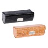 2x Estuche De Lápiz Labial Individual De Negro Y Naranja