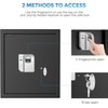 WASJOYE Fingerprint Biometric Safe Box Fireproof - Fingerprint Safe Box
