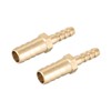 sourcing map Straight Brass Barb Fitting Reducer, Fit Hose ID