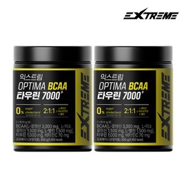 (익스트림) OPTIMA BCAA 타우린 7000+ 300g 2통 (EXTREME) OPTIMA BCAA Taurine 7000+ 300g 2 Cans