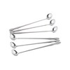 Leadigol 6PCS Long Handle Spoon Mixing Spoon 10-Inch Stainless Steel