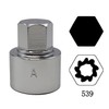 JEUCLEL 539 Wheel Locking Nut Key Compatible with VW VAG