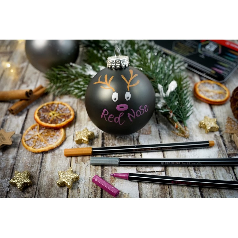 Metallic Premium Felt Tip Pen - STABILO Pen 68 metallic