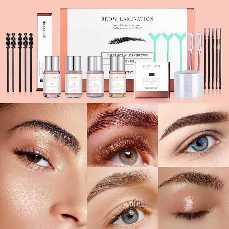 Laminación Profesional de Cejas con Queratina | Kit de levantamiento
