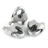 5 pcs galvanised Steel Wire Rope Clip DIN 741 6mm