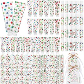 24 Sets Christmas Party Favors Christmas Hand Cream Body Lotion Lip Balm Nail File Gifts Set Xmas Stocking Stuffers Travel Size Hand Lotion Bulk Xmas Holiday Party Supplies for Coworkers Women Adults