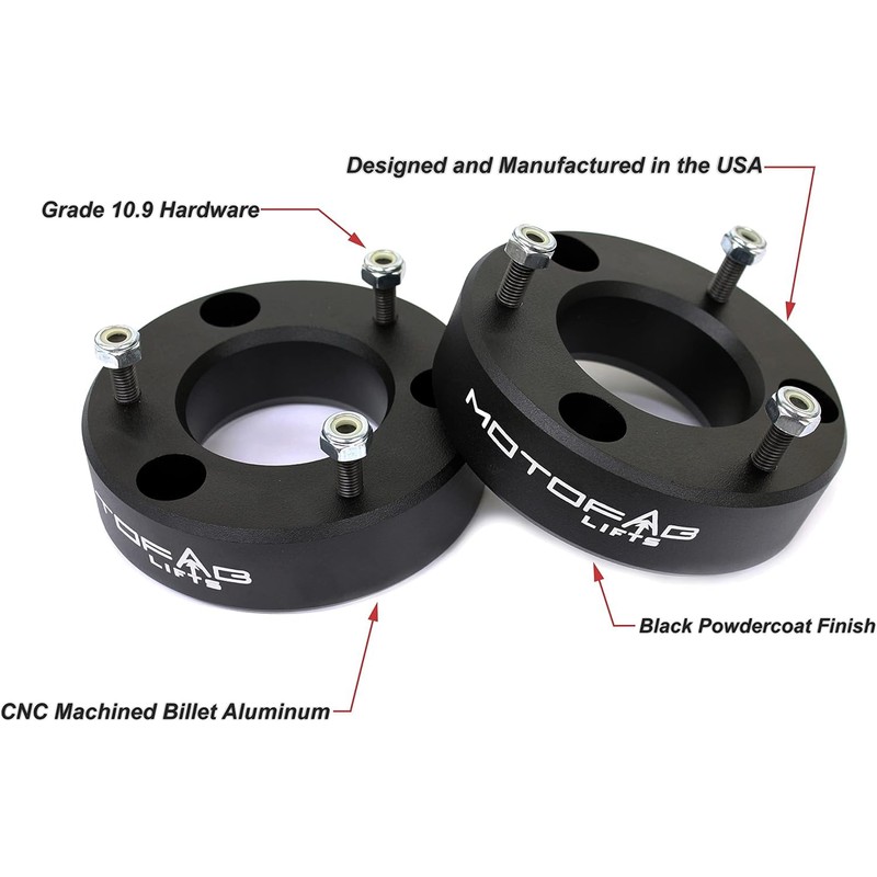 MotoFab Lifts F15-2.5 - 2.5 inch Front Leveling Lift Kit
