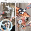 Multifunctional Wrench 40CR Chromium Vanadium Steel Self-Adjusting Wrench Quick Opening