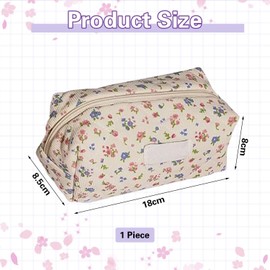 1-Piece Floral Printed Bag, Women's Storage Bag, Cute Make Up Bag, Travel Supplies, Portable Toiletries