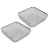 2Pcs RV Furnace Vent 4.5 X 4.5in Heavy Duty Stainless