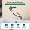 HOMILI Brushed Nickel Bathroom Sink Faucets,Single Hole Vanity Faucet Brass
