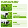 Rolitwils Heavy Duty Adjustable Downspout Brackets - 4 Pack Rust-Proof