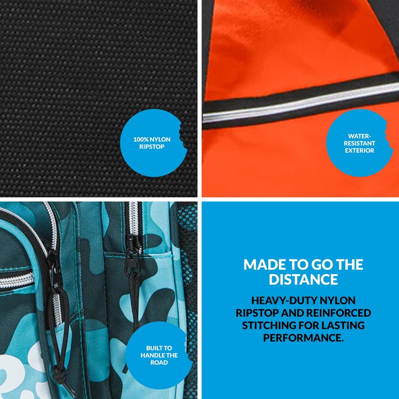 Cookies Heritage Smell Proof Duffle Bag, Yellow Camo – Large