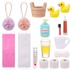 Kaisibum Gnome Accessories, 17 Pieces Miniature Gnome Accessories, Bath Set,