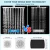 KHQF High Pressure Rainfall Showerhead Combo with Arm for Bathroom
