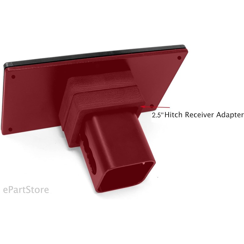 MULL American Flag Aluminum Trailer Hitch Cover (Fits 2.5" Receiver,