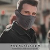Half Face Mask Winter Warm Windproof Mask Thick Dustproof Breathable