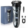 LOBINH Electric Shaver for Men, 100% Washable Rechargeable Waterproof Electric