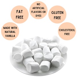 3 Pounds of Campfire Large White Marshmallows - Made with Natural Vanilla, No Artificial Flavors - Great for Campfires, S'mores