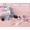 50 Count 3 Gram Sample Containers, Clear Lip Balm Containers