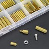 HELIFOUNER 420 Pieces M2 M3 M4 Male Female Hex Brass